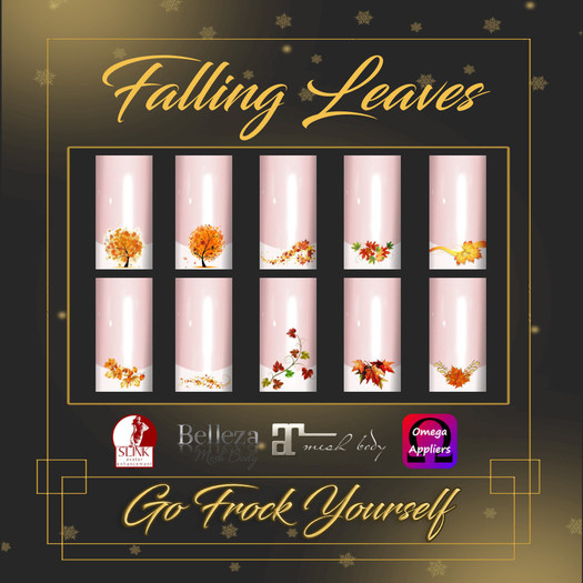 GFY-Falling Leaves Nail Appliers {Wear Me}