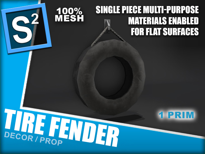 S2 Tire Fender - Flat Wall BOXED