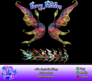 ~FF~ Bento Fae Wings Rainbows