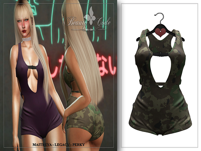 *Beauty Code* - Romper Jennifer Camo - Unpack