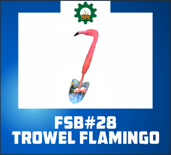 FSB#28 TROWEL FLAMINGO (texture)