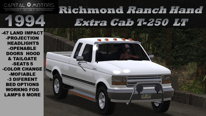 1994  Richmond  Ranchhand  T-250LT  container