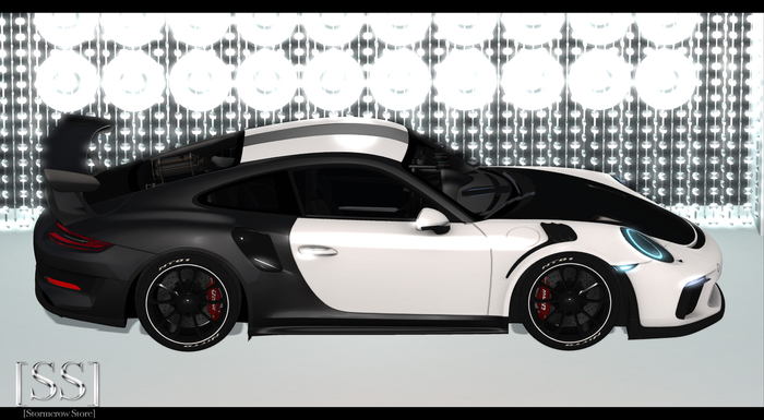 [Stormcrow Store] 3SCP GT - White / Black