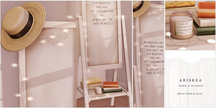 Ariskea [Woodland] Mirror Shelf & Decor