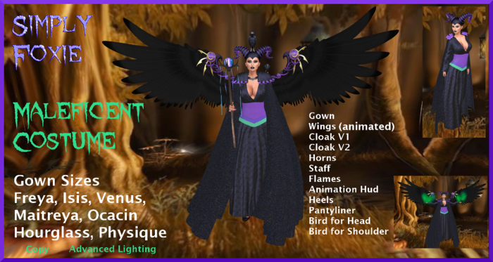 Maleficent Costume (Boxed)