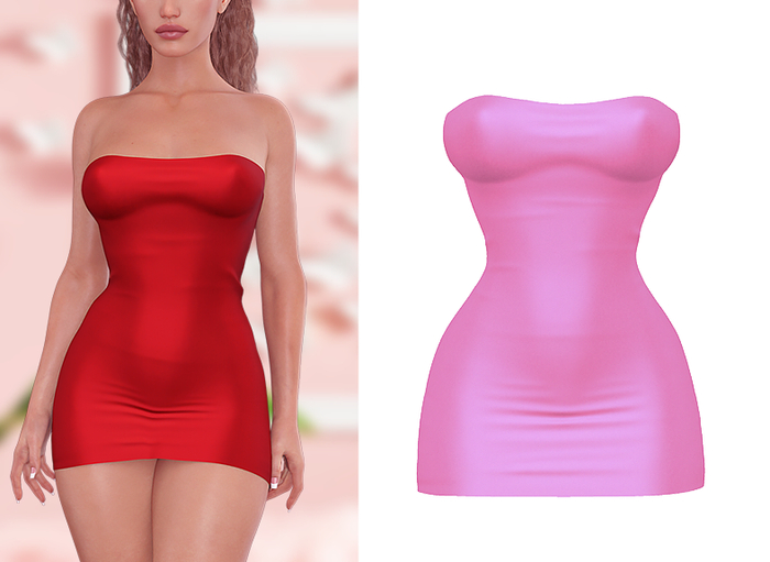 [H] Mini Dress - Pink [ADD]