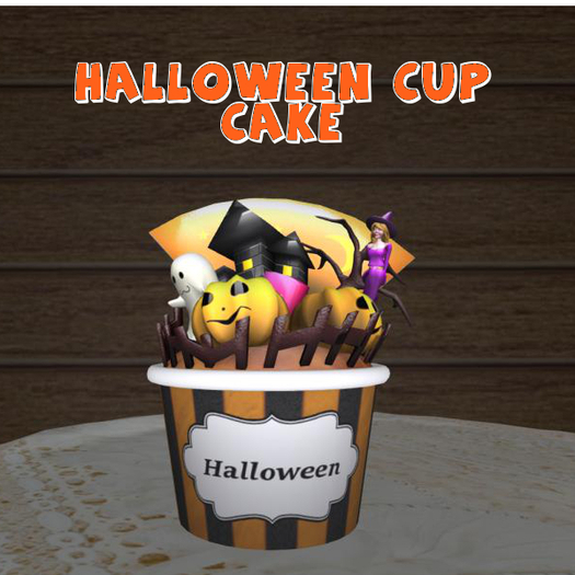 halloween cup cake
