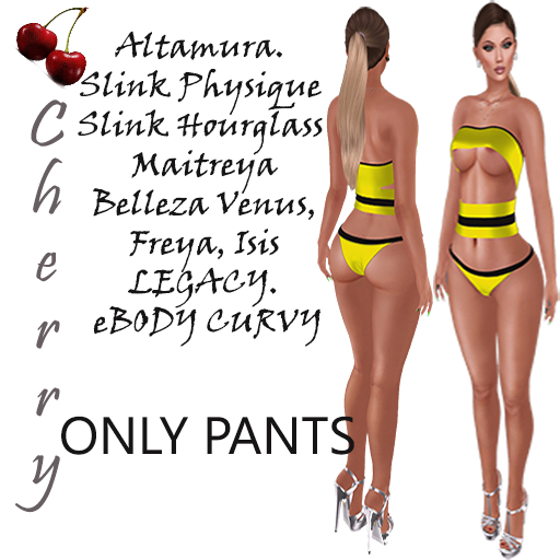 Cherry/ yellow - Pants