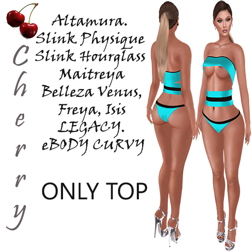 Cherry/  BLUE   TOP
