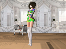 Adl Alta Moda Dress Disco 80s  Maitreya