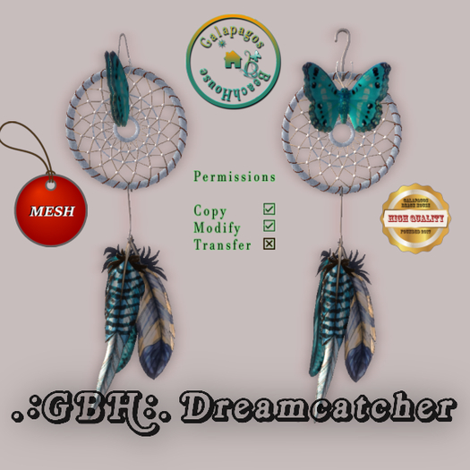 .:GBH:. Dreamcatcher set with animated butterfly