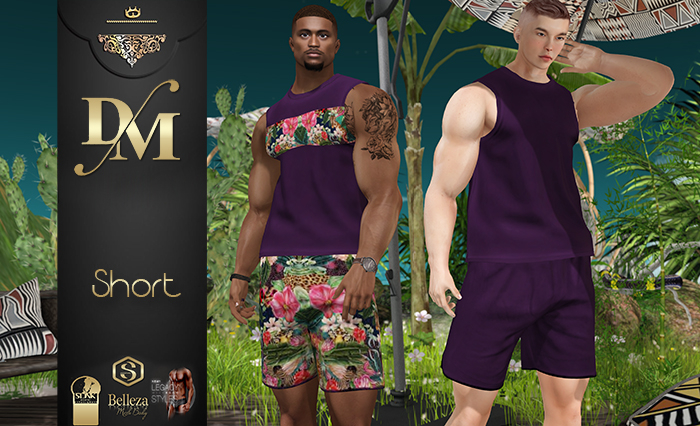 ~DM~ EWANDO Short Men's  PURPLE