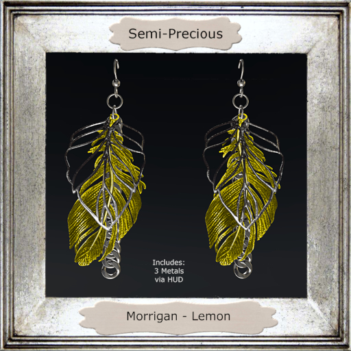 Semi-Precious - Morrigan Earrings - Lemon (ADD ME)