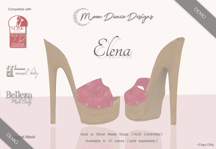 .:MDD:. Elena High Heels  **DEMO** *Boxed*