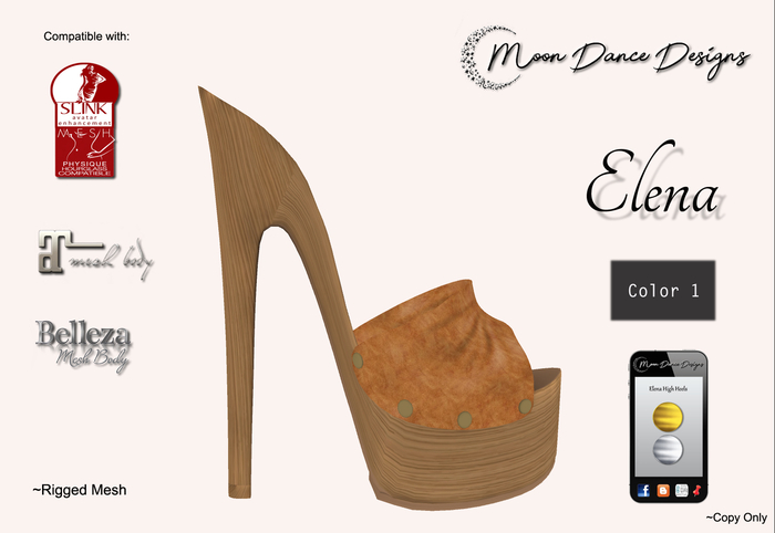 .:MDD:. Elena High Heels - Color 1 *Boxed*