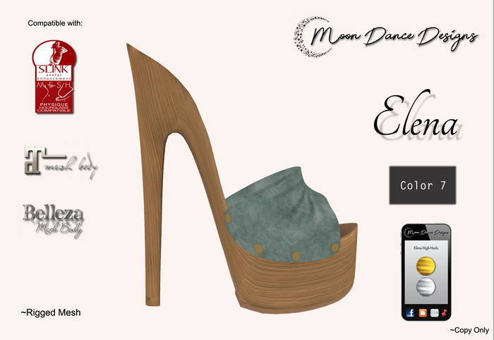 .:MDD:. Elena High Heels - Color 7 *Boxed*