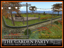 TMG - THE GARDEN PARTY - AUTUMN* Landscaped Park Venue
