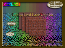 Loopy Leaf Lace Combo Seamless Textures