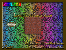 Loopy Leaf Lace Sheer Seamless Textures