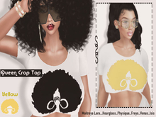 !S$ :: QUEEN YELLOW CROP TOP