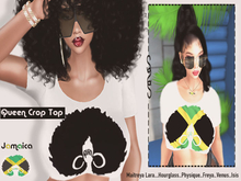 !S$ :: QUEEN JAMAICA CROP TOP