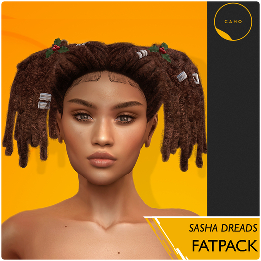 CAMO - Sasha Dreads - FATPACK