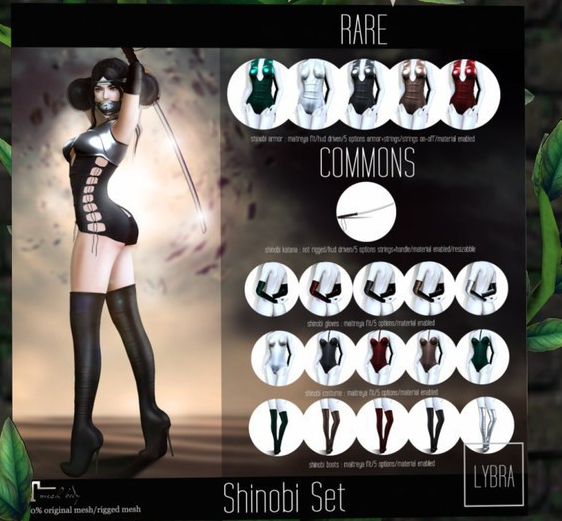.LYBRA . SHINOBI COSTUME GREEN