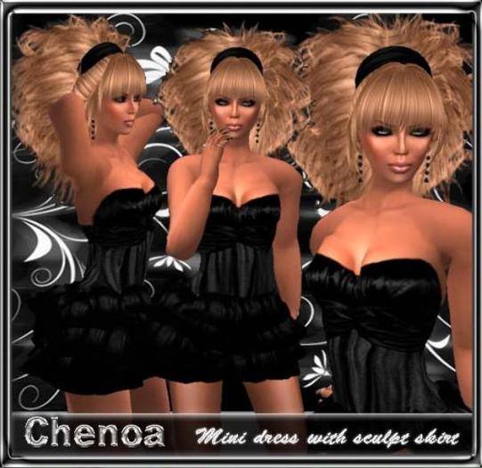KL CHENOA MINI DRESS BLACK-SEMIEXCLUSIVE