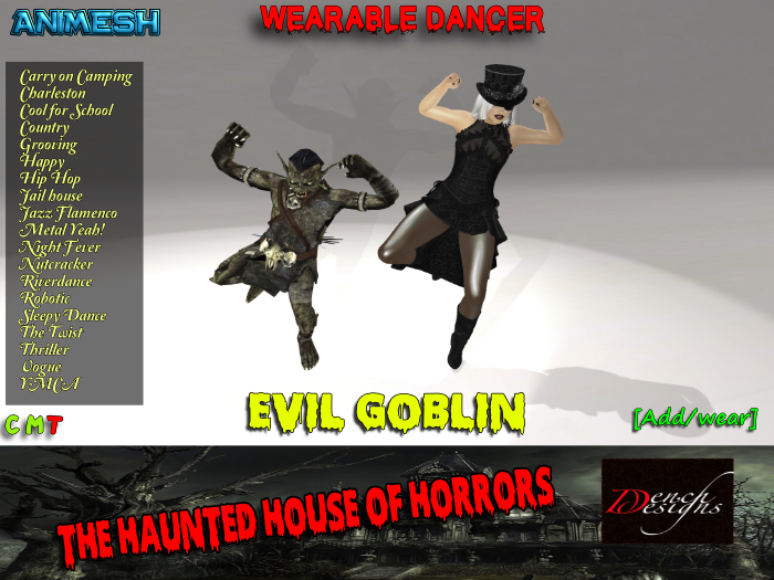 *Dench Designs* Animesh Dancer Evil Goblin