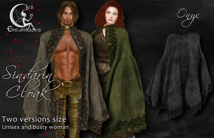 *LE* Sindarin Cloak Onyx
