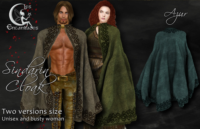 *LE* Sindarin Cloak Azur