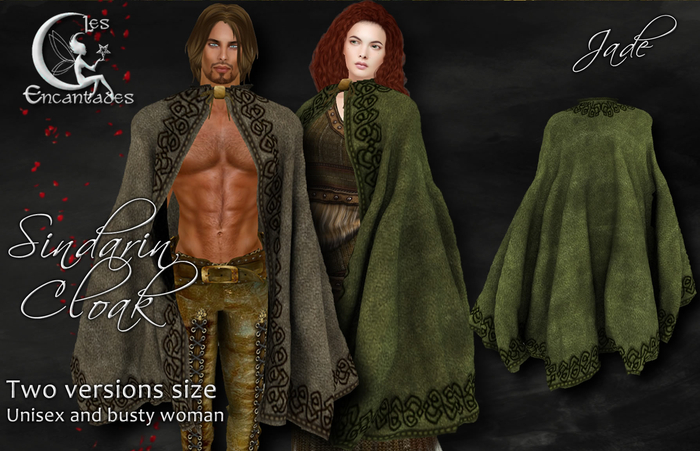 *LE* Sindarin Cloak Jade 