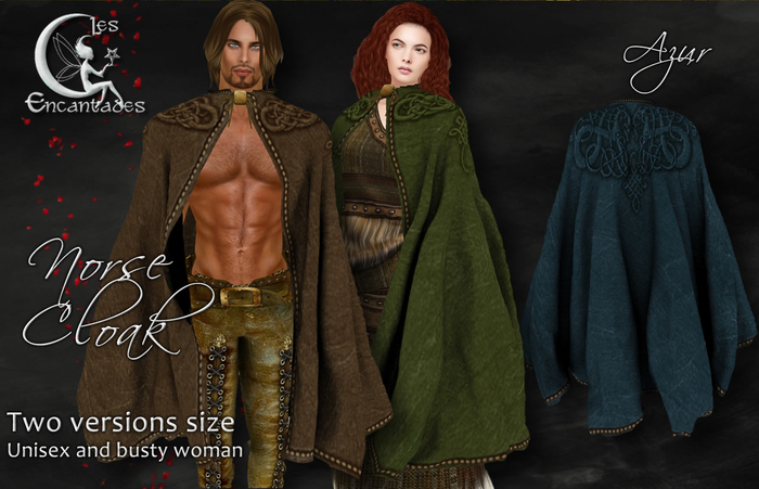 *LE* Norse Cloak Azur