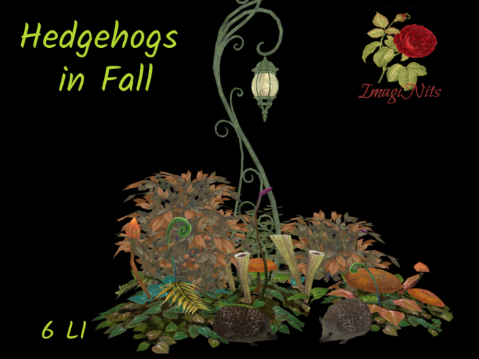 ImagiNits Hedgehogs in Fall box