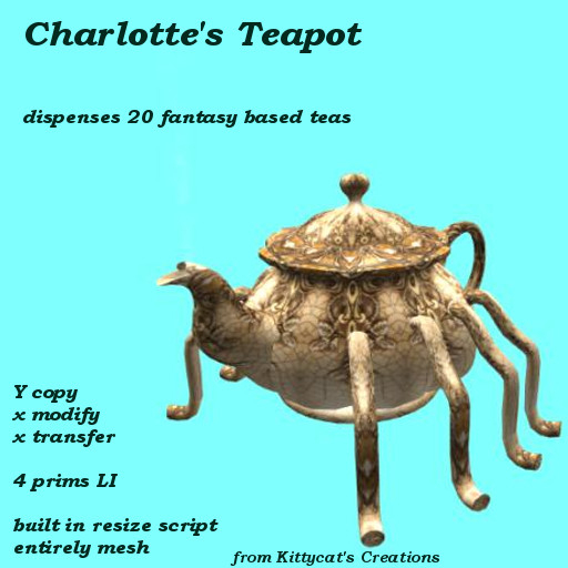 Charlotte's Teapot box