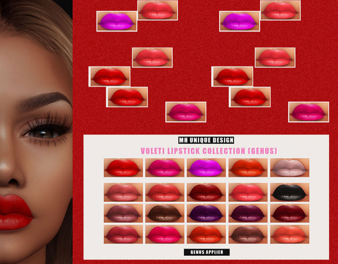  MH-Voleti Lipstick Genus Collection Fatpack