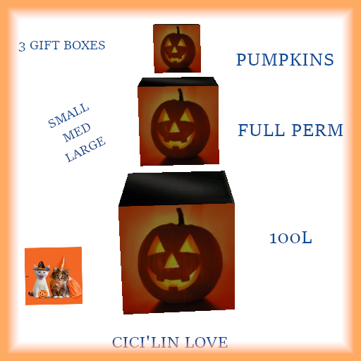 pumpkin halloween boxes