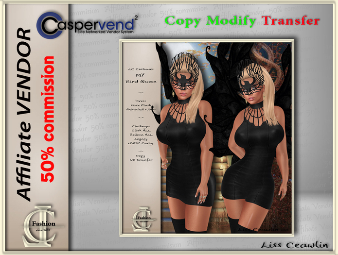 LC Affiliate Vendor [Halloween ] - My Bird [1 vendor]