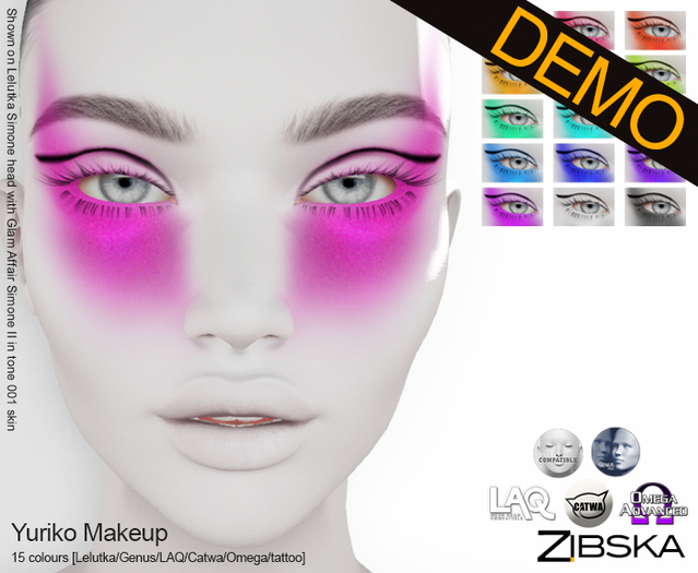 Zibska ~ Yuriko Makeup [no trans] ~ wear me Demo