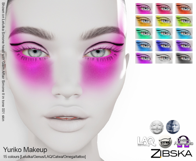 Zibska ~ Yuriko Makeup [no trans] ~ wear me