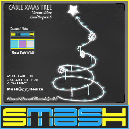 SMASH - Cable Xmas Tree (Silver)