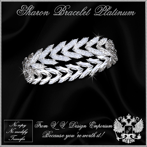 *V_V Design* Sharon Platinum Bracelet