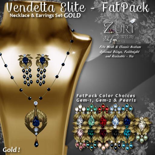 C. Zuri's Vendetta Elite *Gemchanging* FatPack - Gold