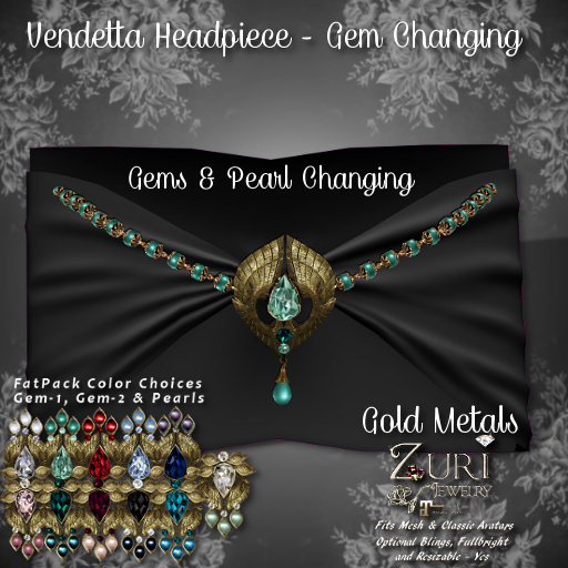 Zuri's Vendetta Headpiece Elite *FatPack* Gold
