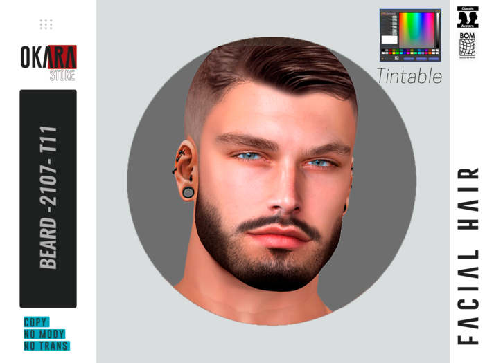 --.: OKARA :.  - .: # 11 :. BEARD  - 2107 - 01 -BOM