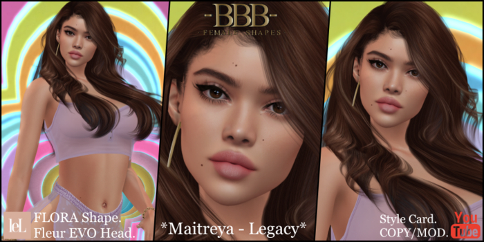 ~BBB~  FLORA Shape - LeL - Fleur EVO Head