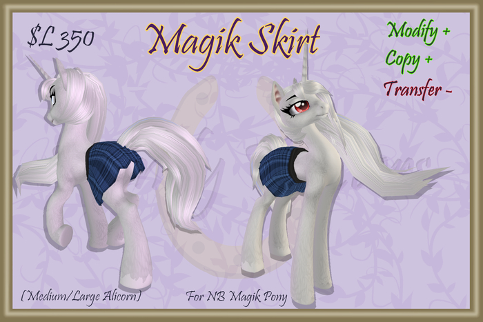 {TT}Magik Skirt (Medium/Large Alicorn)