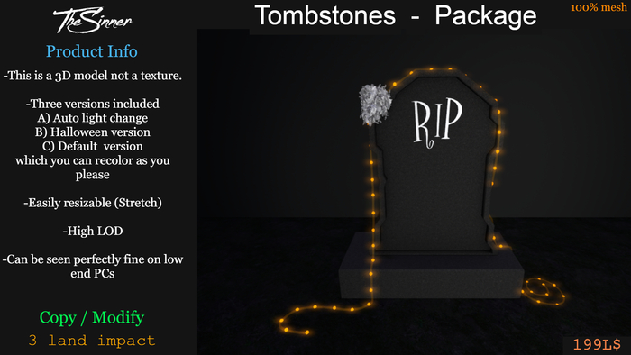 RIP Tombstones - Package