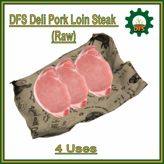 DFS Deli Pork Loin Steak (Raw) (Texture)