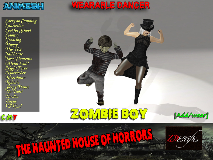 *Dench Designs* Animesh Dancer Zombie Boy